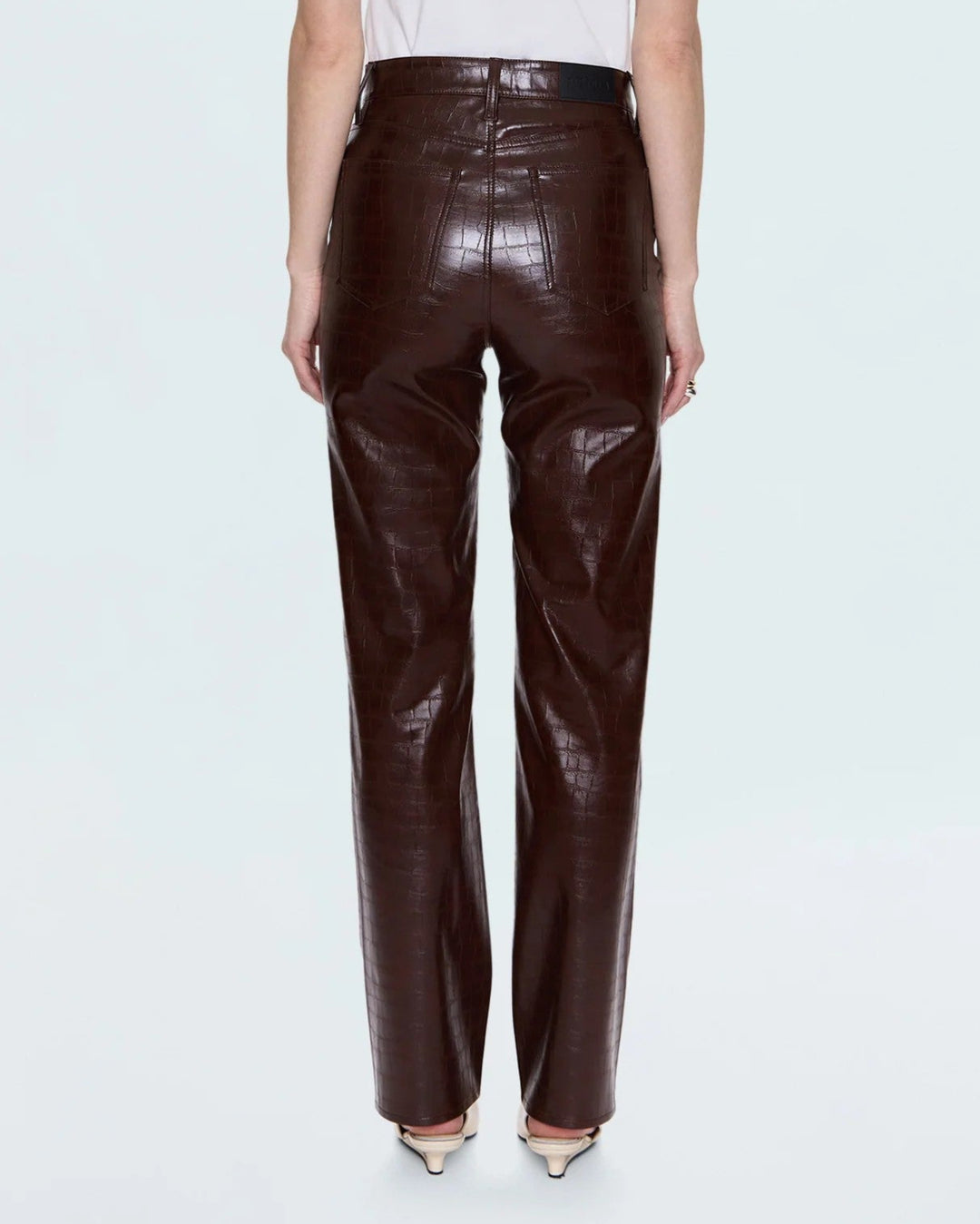 Tobacco Croc Cassie Pant