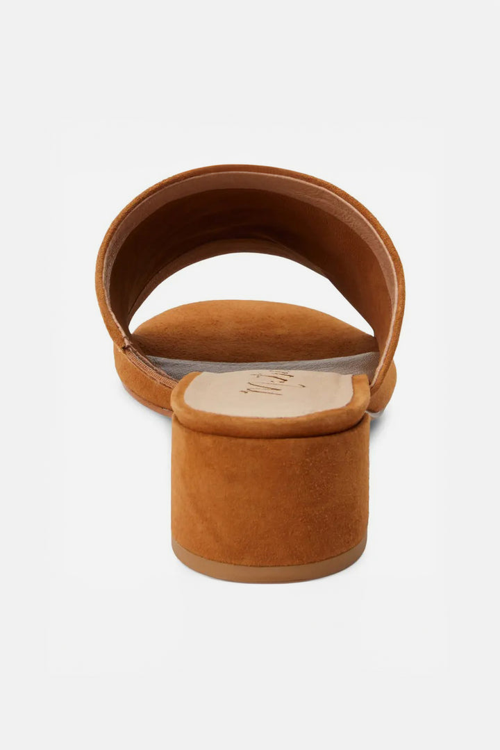 otis tobacco Parker and to Open an American Outlet Focused on Paper Goods Tobacco Suede Otis Heeled Sandal