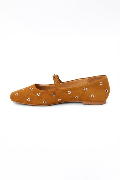 Tobacco Mick Ballet Flat