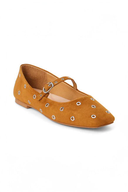 Tobacco Mick Ballet Flat