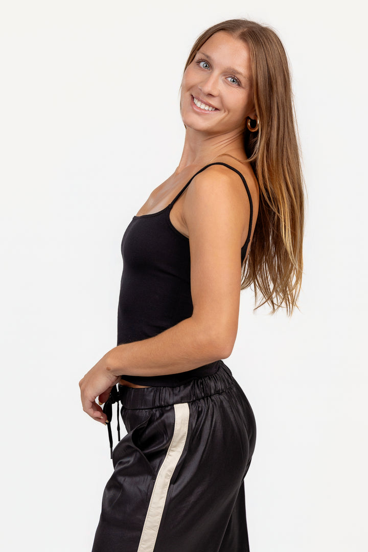 True Black Jersey Bea 90's Cami