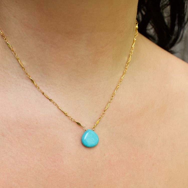 Turquoise Pendant Lucy Necklace