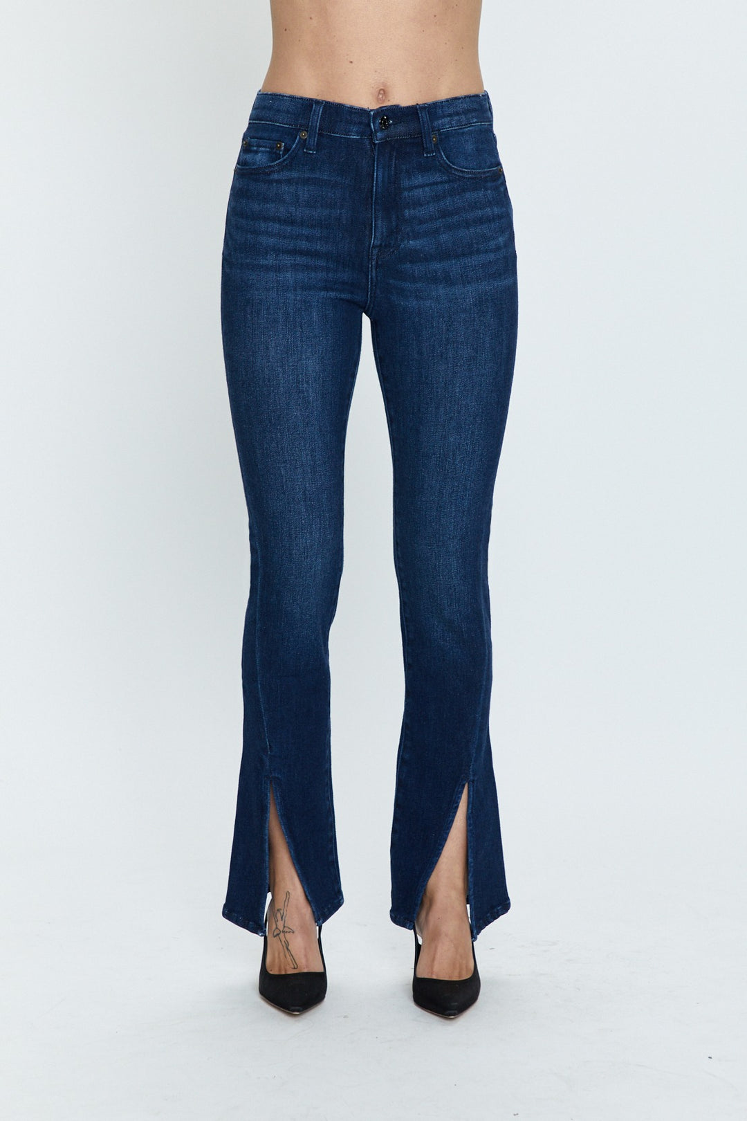 Urban Spree High Rise Vented Slim Cigarette Teagan Jean