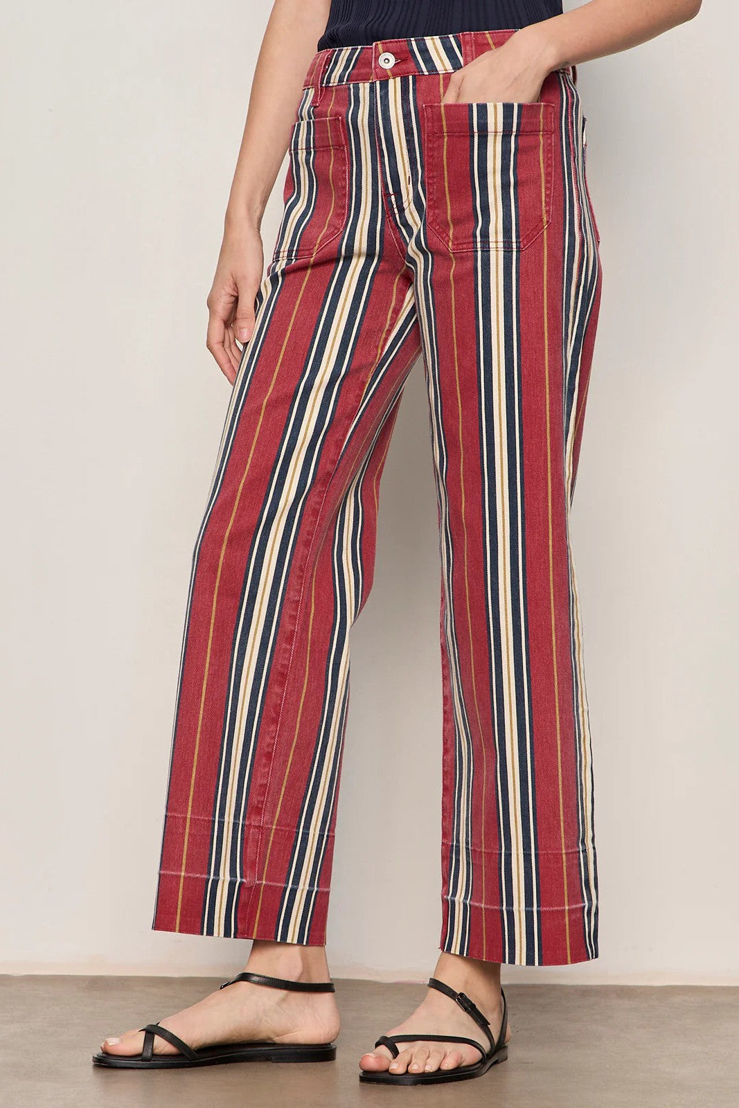 Very Berry Stripe Mariner Pant