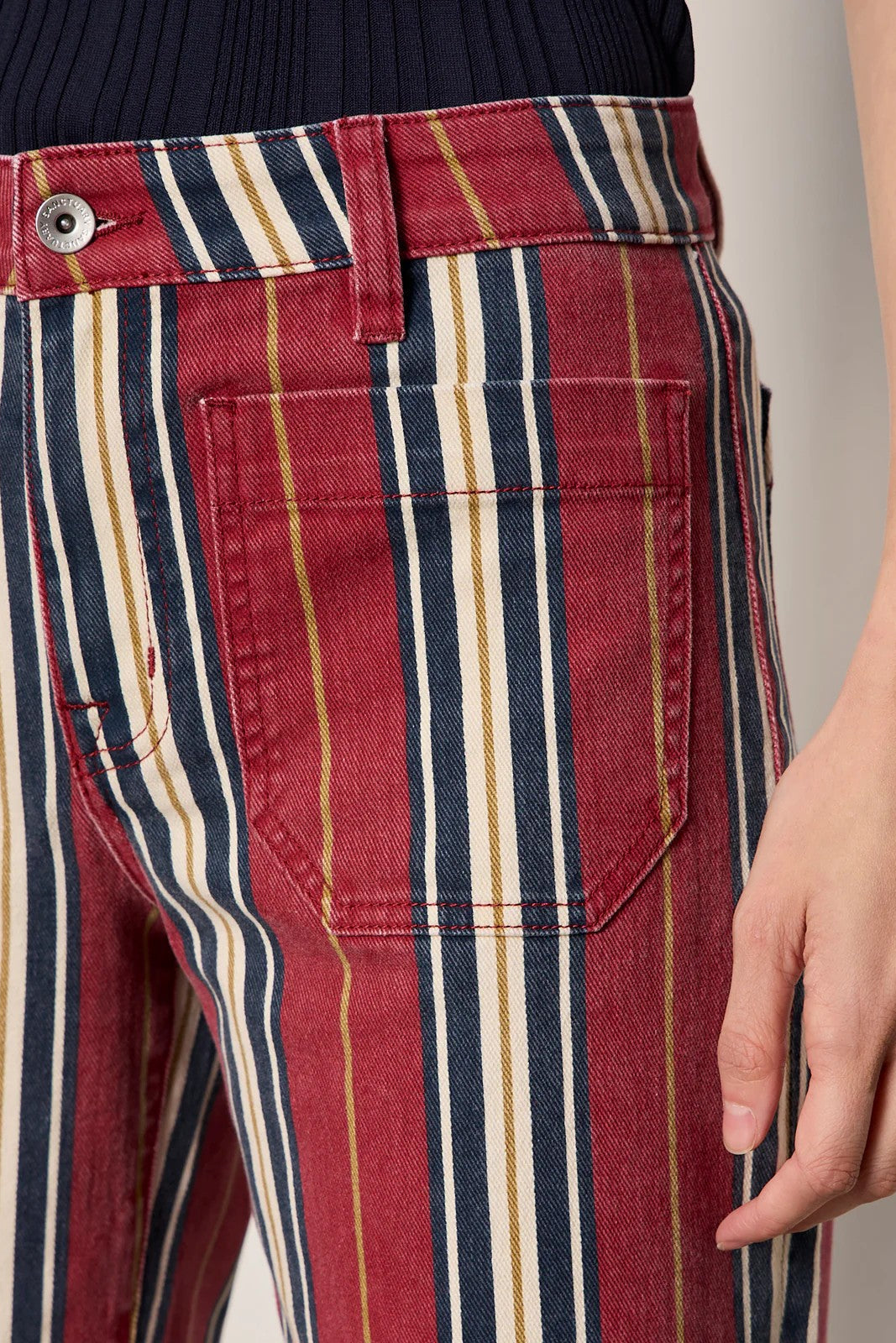 Very Berry Stripe Mariner Pant