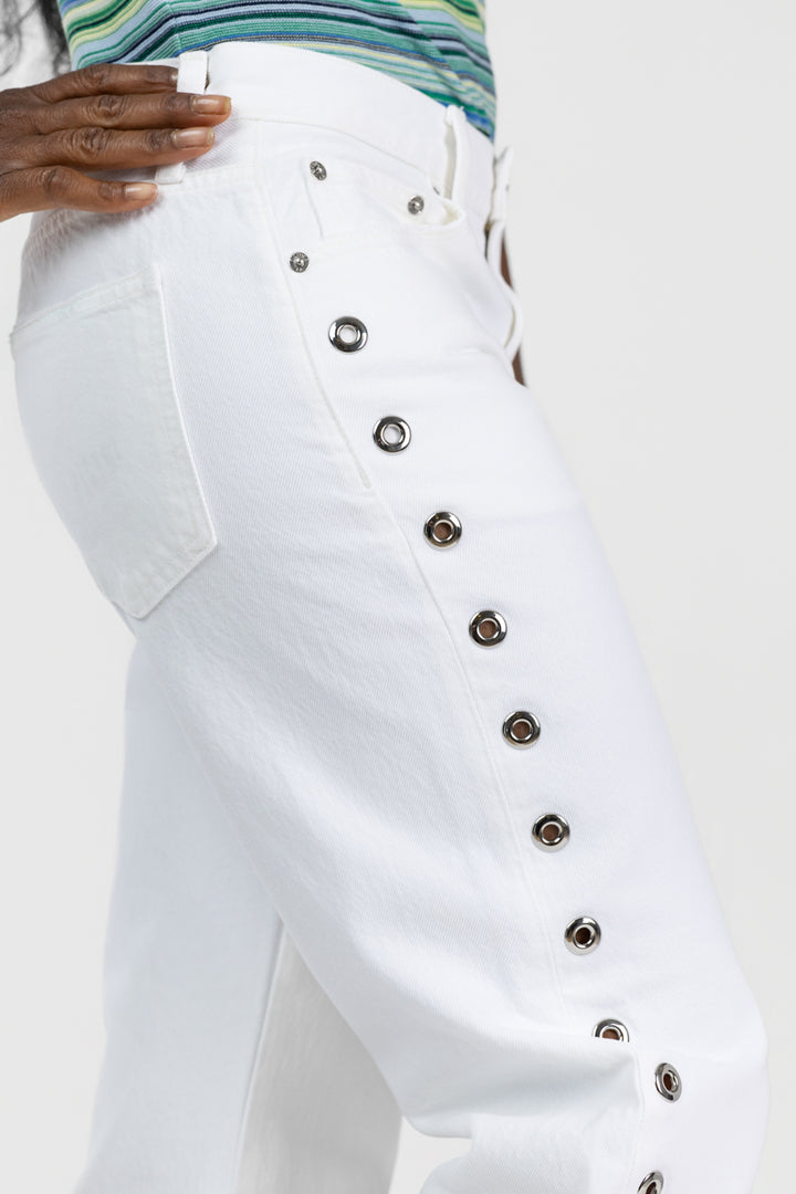 Vivid White Mid Rise Lexi Jean