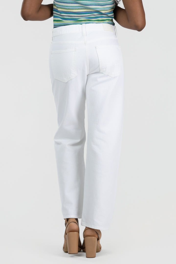 Vivid White Mid Rise Lexi Jean