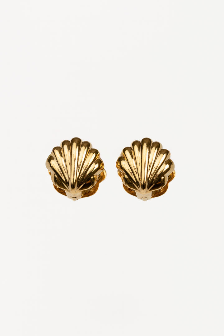 What The Shell Huggie Earrings