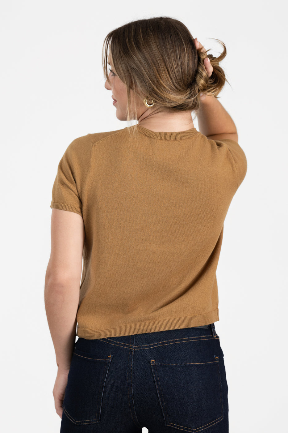 Wheat Palmer Sweater Tee