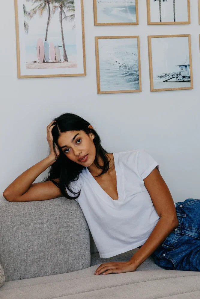 White Alanis Tee