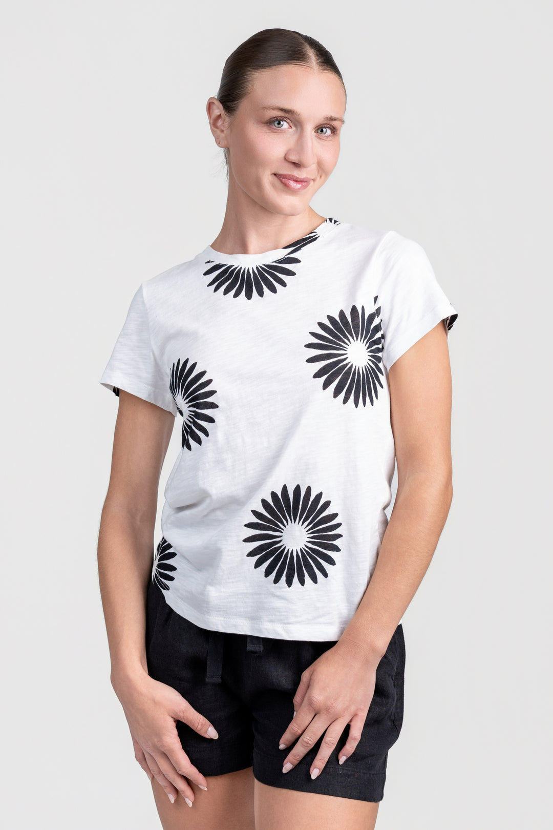 Floral Pop Graphic T-Shirt