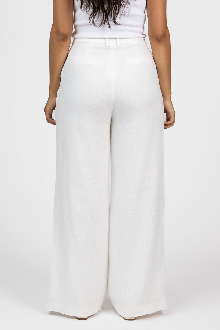 White Linen Savannah Pant