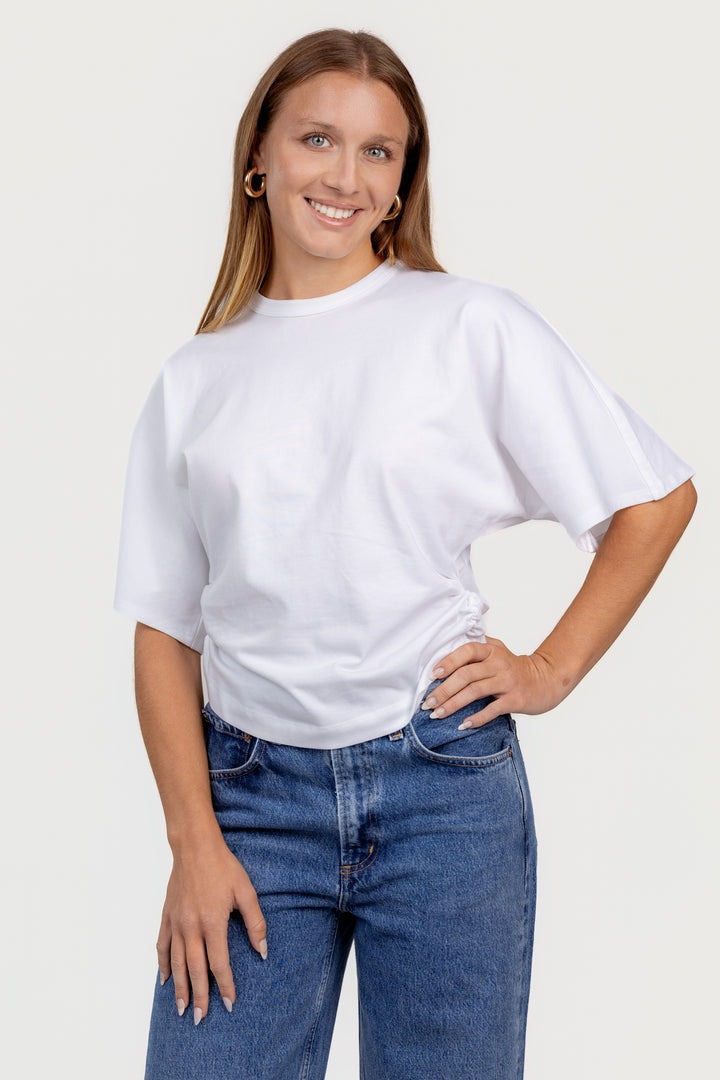 White Veronica Tee