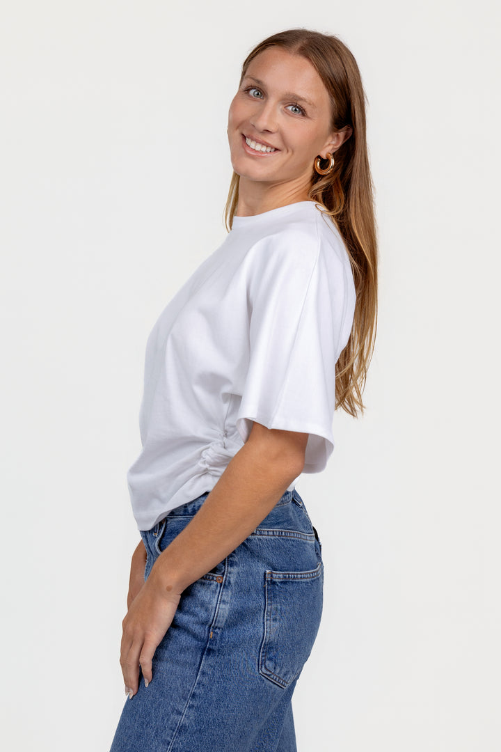 White Veronica Tee