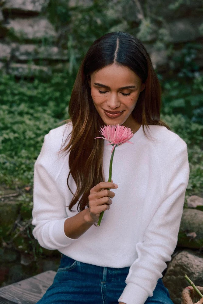White Ziggy Sweatshirt
