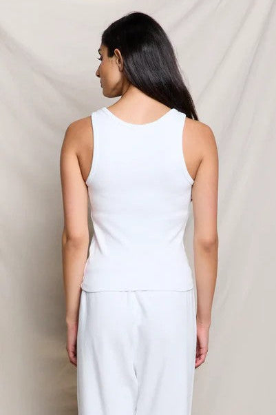 White Debbie Tank