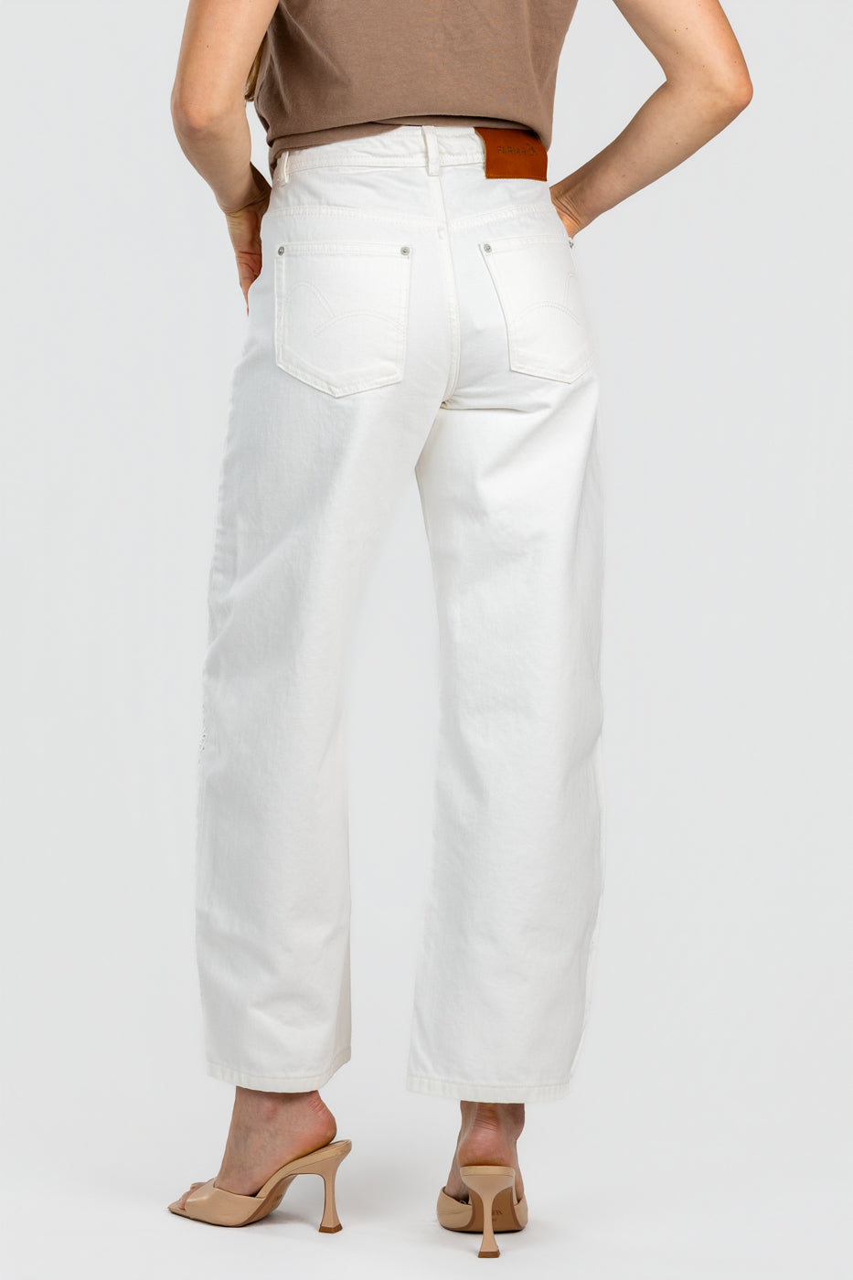 White Richelieu Pant