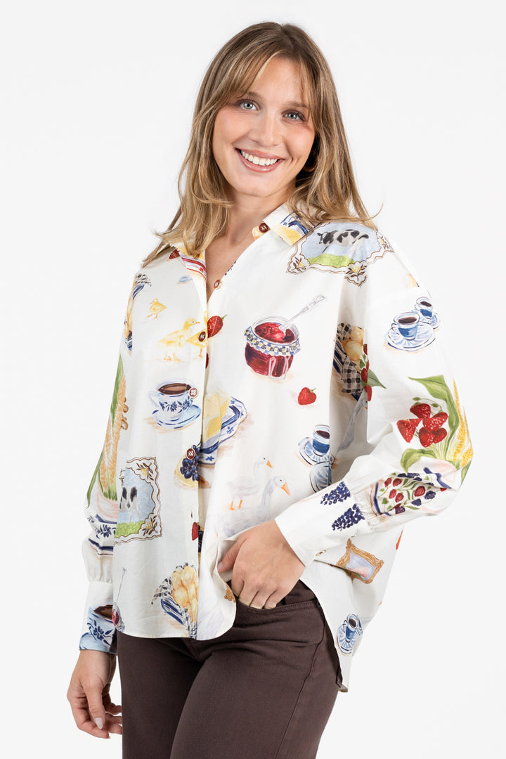 Winter White Country Table Shirt