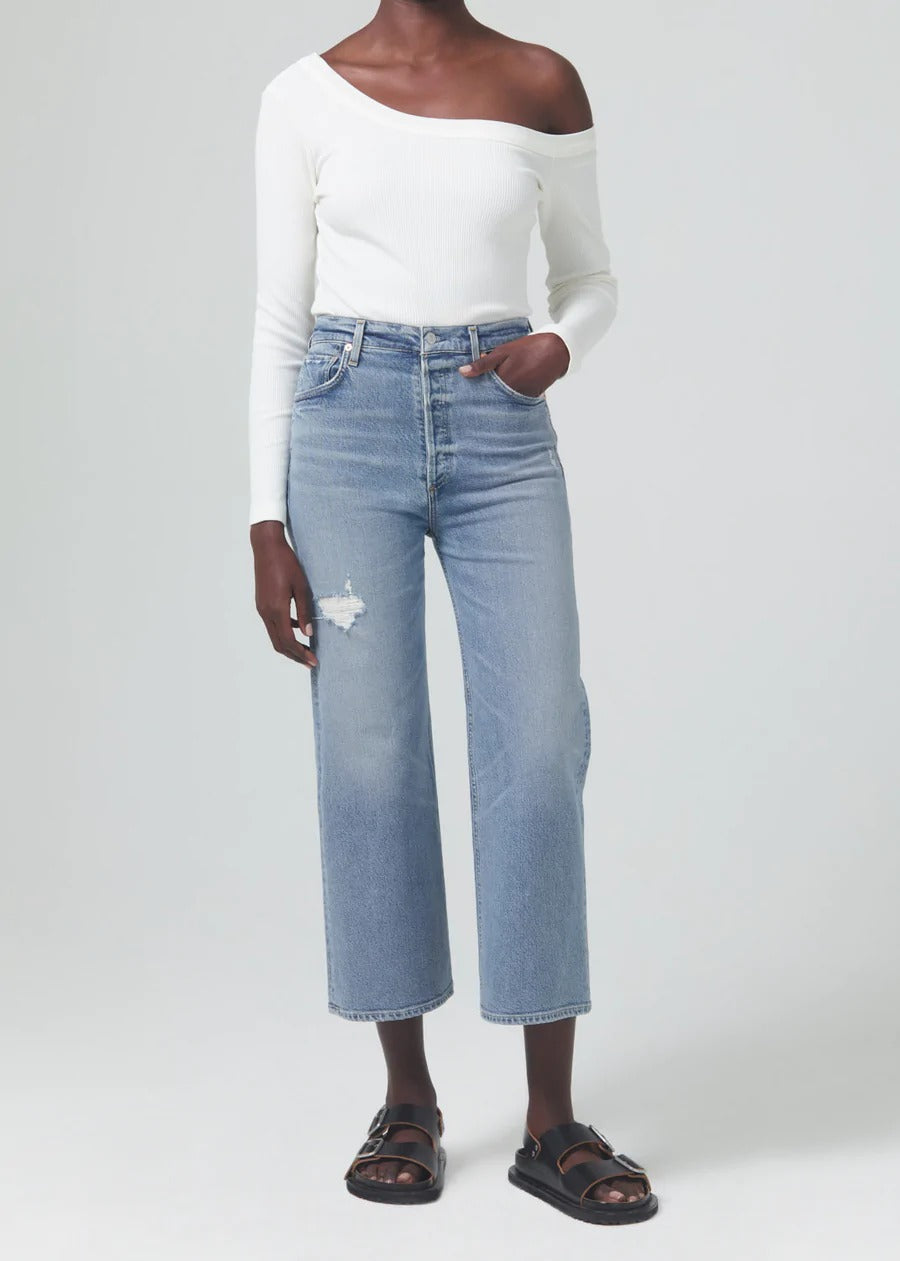 Semi-Tropic Wide Leg Jean