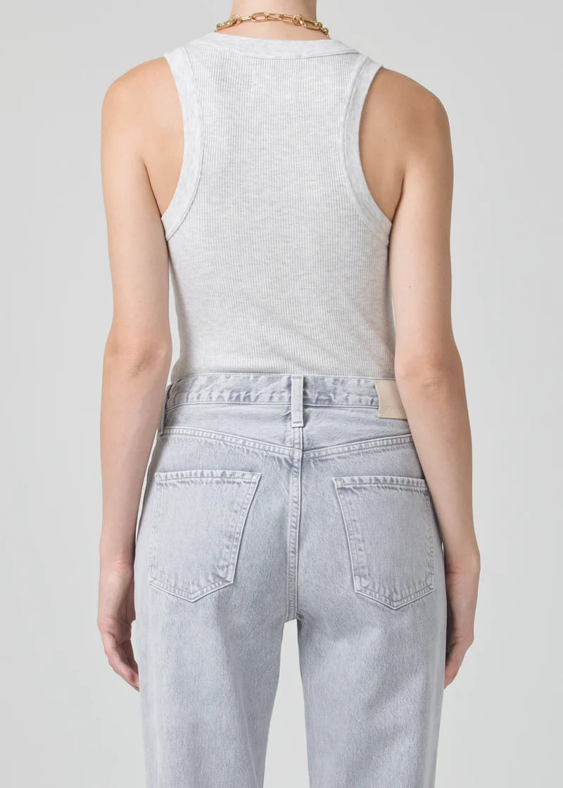 Isabel Heather Grey Racerback Tank