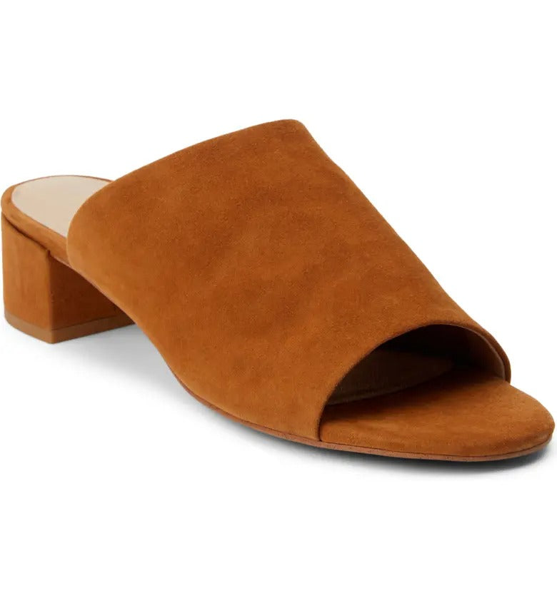 Tobacco Suede Otis Heeled Sandal