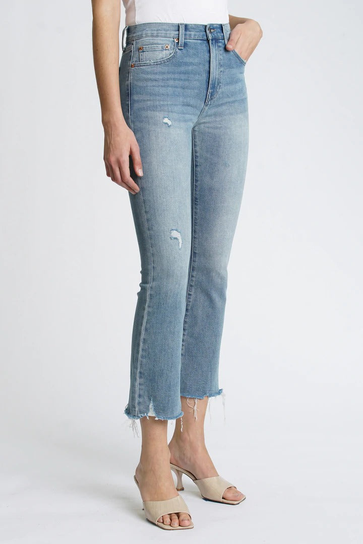 Zuma High Rise Cropped Boot Cut Jean